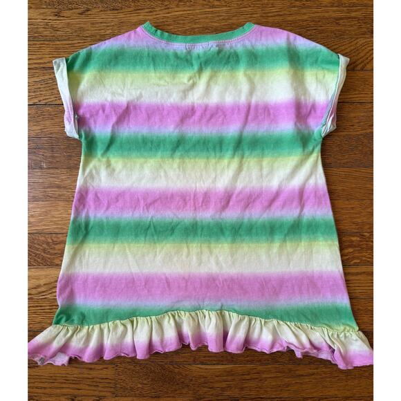 Crewcuts Girls' Striped Peplum Shirt Size 10 - Picture 4 of 4